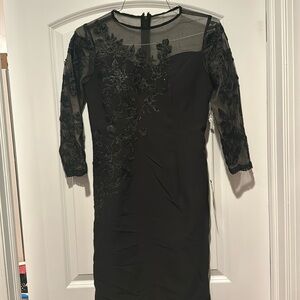 Black cocktail dress
